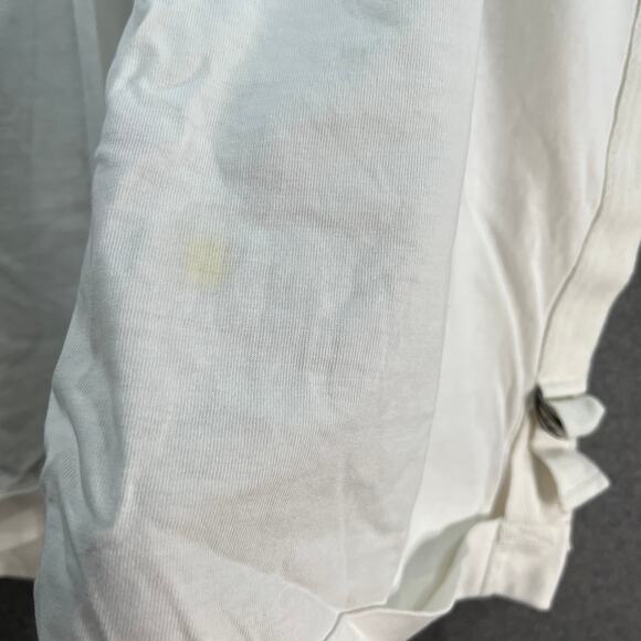 Susan Graver Weekend Regular Cotton Bermuda Shorts w/D-Ring D White, Size 2X - Picture 8 of 11